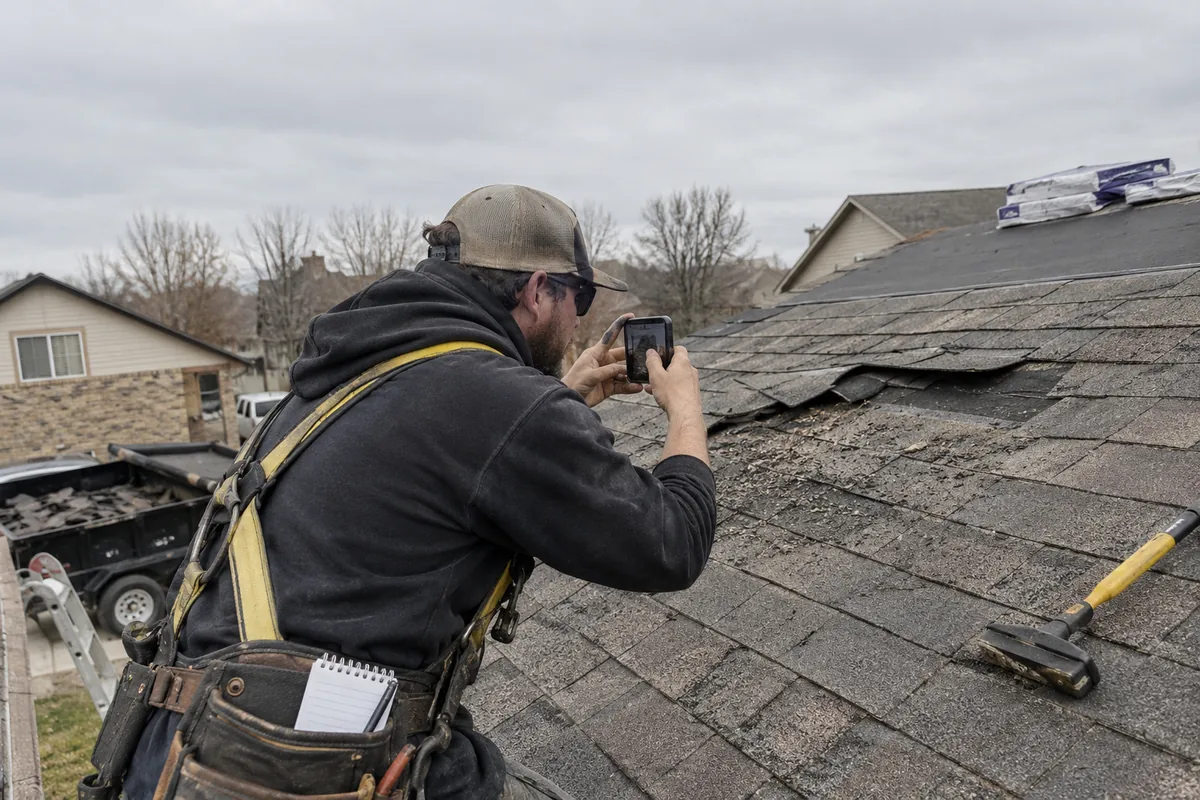 Insurance Claim Roof Replacement Assistance underway on a property in Boise, ID